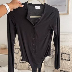 CLYQUE THE LABEL annie bodysuit black